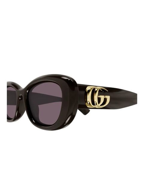 Gucci Eyewear Double G sunglasses - Brown - zdjęcie produktu nr 2