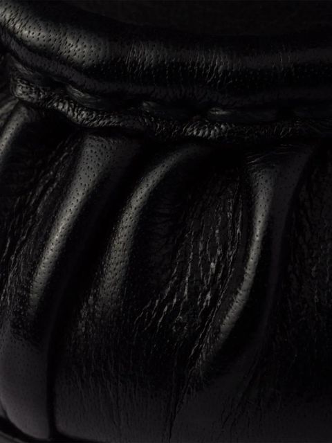 Prada pleated leather loafers - Black - zdjęcie produktu nr 2