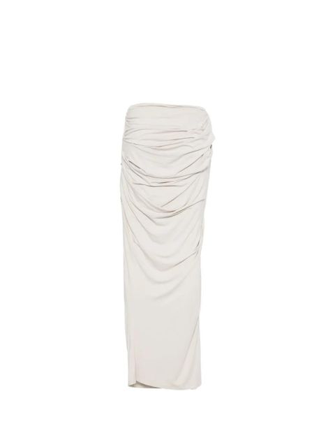 ENTIRE STUDIOS draped MAXI skirt - Neutrals - zdjęcie produktu nr 2