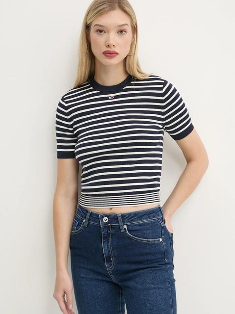 Tommy Jeans sweter bawełniany - zdjęcie produktu nr 2