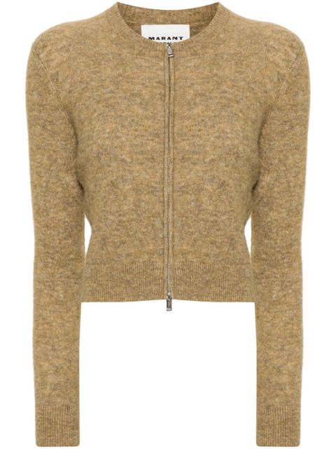 MARANT ÉTOILE Oaka cardigan - Brown - zdjęcie produktu nr 1