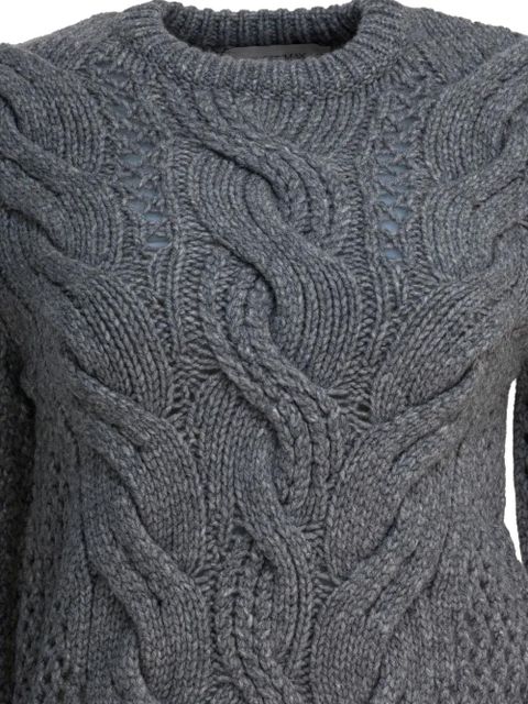 Max Mara cable-knit sweater - Grey - zdjęcie produktu nr 2