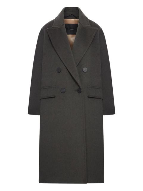 Max Mara Angus double-breasted flap-pocket coat - Grey - zdjęcie produktu nr 1