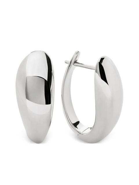 Monica Vinader Nura medium hoop earrings - Silver - zdjęcie produktu nr 1