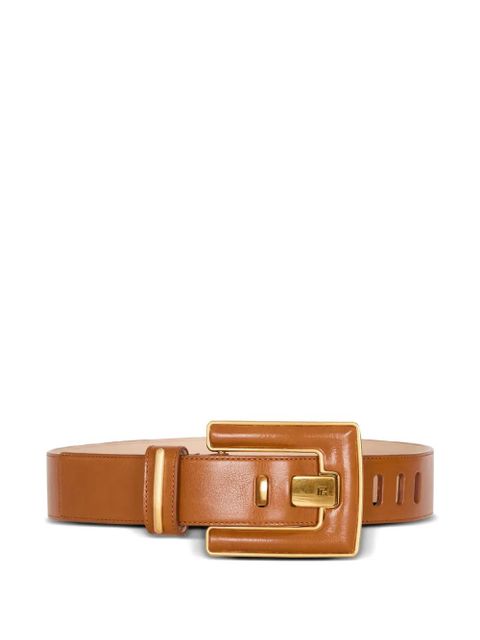 Balmain Anthem leather belt - Brown - zdjęcie produktu nr 1
