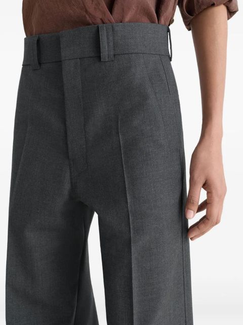 LEMAIRE front-creased tailored trousers - Grey