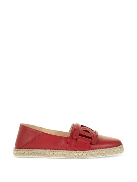 Tod's appliqué espadrilles - Red - zdjęcie produktu nr 1