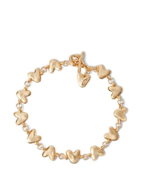 Claudie Pierlot Hammered Heart chain necklace - Gold - zdjęcie produktu nr 1