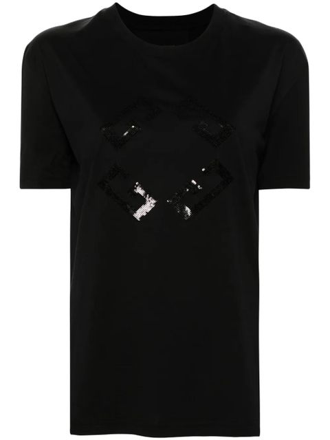 Givenchy Monogram 72 T-shirt - Black - zdjęcie produktu nr 2