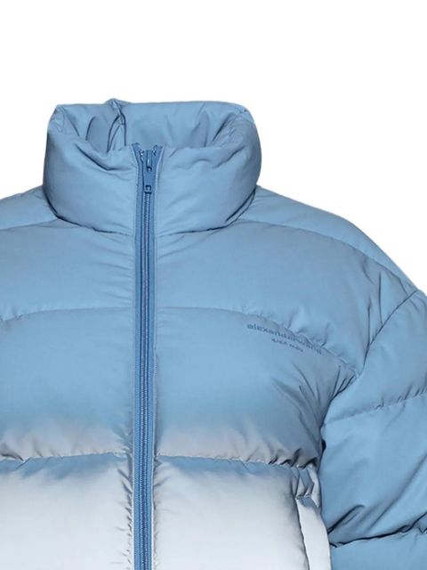 Alexander Wang ombré padded jacket - Blue