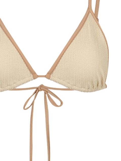 Johanna Ortiz trimmed tie bikini top - Neutrals - zdjęcie produktu nr 2