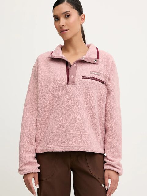 Columbia bluza sportowa Helvetia kolor różowy gładka 2092231 - zdjęcie produktu nr 1