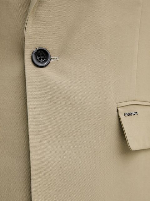 G-Star marynarka kolor zielony oversize gładka D23509-D522