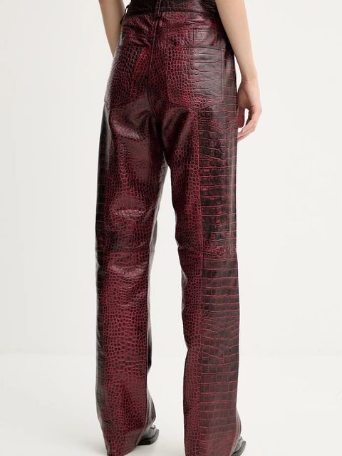 Gestuz spodnie skórzane