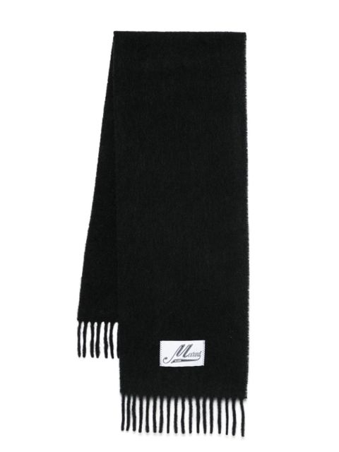 Marni brushed scarf - Black - zdjęcie produktu nr 2