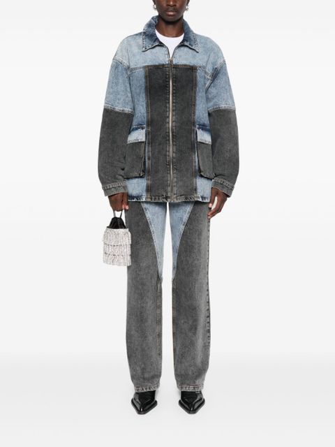 ROTATE BIRGER CHRISTENSEN patchwork jacket - Blue - zdjęcie produktu nr 2