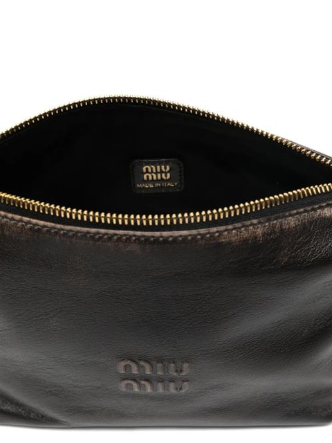 Miu Miu leather shoulder bag - Brown