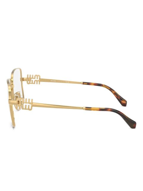 Miu Miu Eyewear square-frame sunglasses - Gold