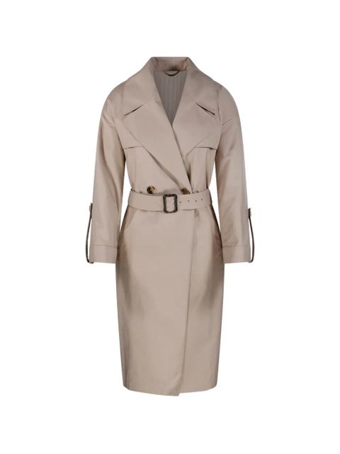 Max Mara belted double-breasted coat - Neutrals - zdjęcie produktu nr 1