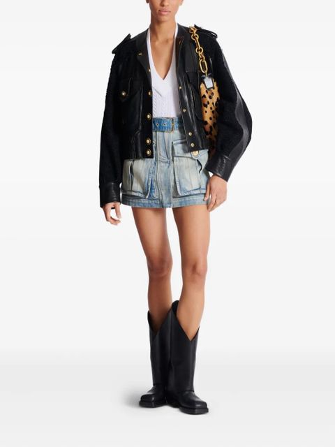 Balmain belted skirt - Blue - zdjęcie produktu nr 2