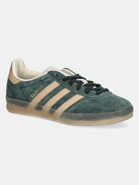 adidas Originals sneakersy zamszowe Gazelle Indoor kolor zielony JH5402 - zdjęcie produktu nr 1