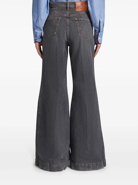 ETRO wide-leg flared jeans - Grey