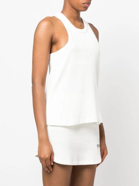 Reina Olga Venus waffle-knit tank top - White - zdjęcie produktu nr 2