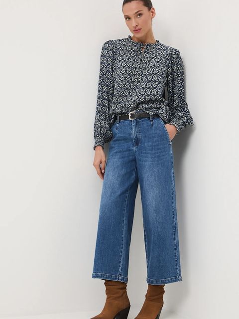 Medicine jeansy damskie kolor niebieski - zdjęcie produktu nr 2