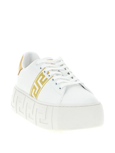 Versace La Greca platform sneakers - White - zdjęcie produktu nr 2