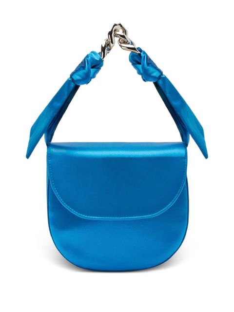 Casadei satin tote bag - Blue - zdjęcie produktu nr 1