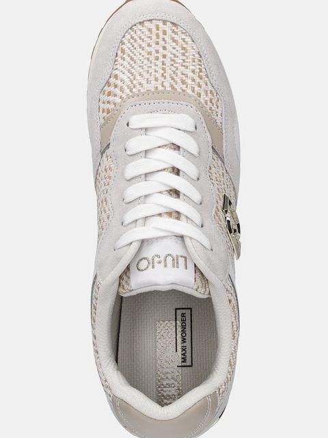 Liu Jo sneakersy LIU JO MAXI WONDER LOW 02 damskie kolor beżowy BA6015PX814S3808