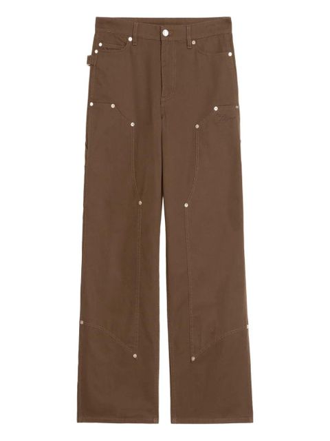 Zadig&Voltaire Perya studded cotton trousers - Brown - zdjęcie produktu nr 1