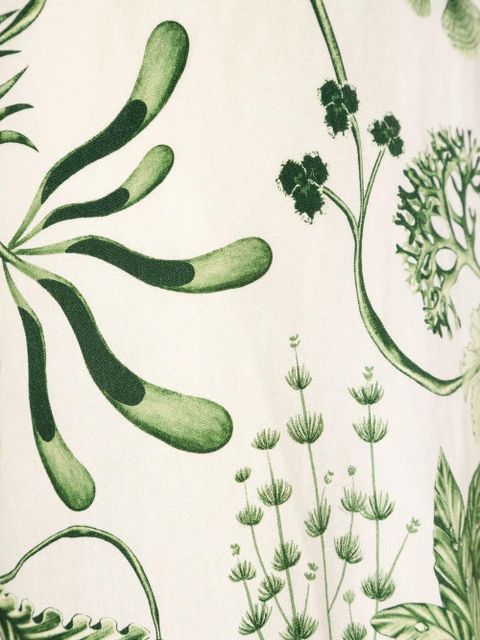 Agua By Agua Bendita Marea Habitat floral-print palazzo trousers - White