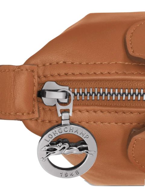 Longchamp Le Pliage Xtra XS leather tote bag - Brown