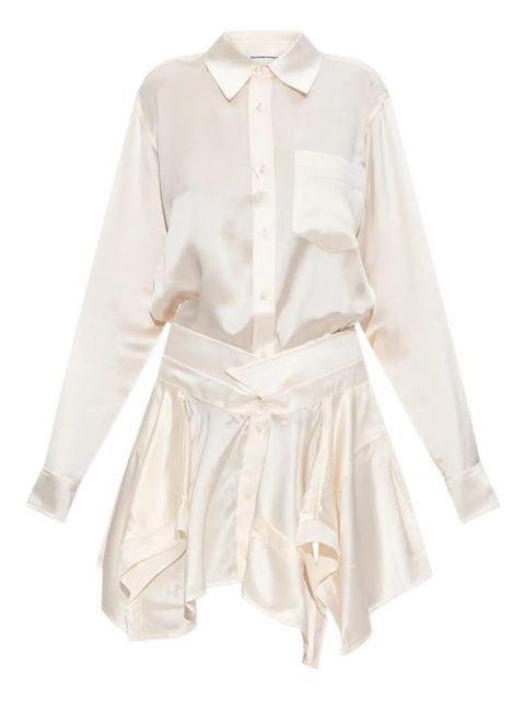 Alexander Wang silk midi dress - Neutrals - zdjęcie produktu nr 1