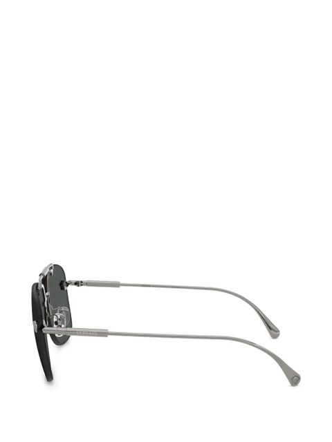 Versace Eyewear browline medallion sunglasses - Silver