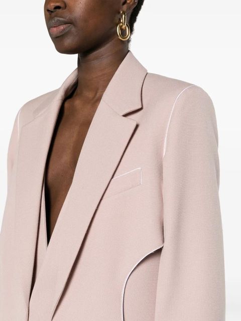 Victoria Beckham Double Panel single-breasted blazer - Pink