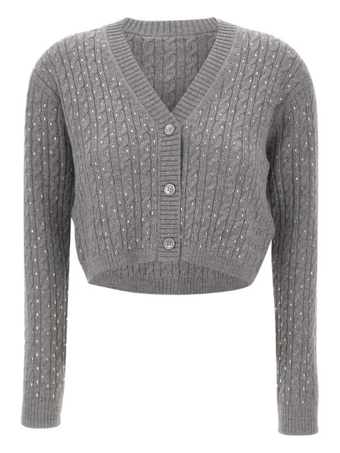 Max Mara Tamigi cable-knit cardigan - Grey - zdjęcie produktu nr 1