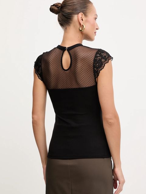 Morgan t-shirt damskie kolor czarny DODO