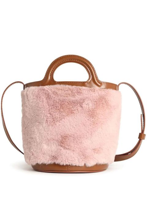 Marni micro Tropicalia embroidered-logo tote bag - Pink - zdjęcie produktu nr 2