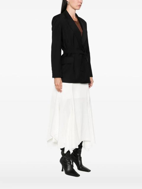 Max Mara belted wrap jacket - Black