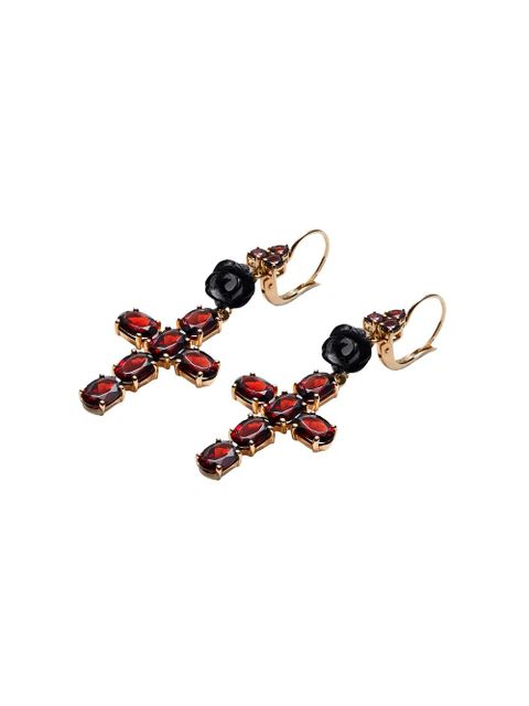 Dolce & Gabbana Family cross earrings - Gold - zdjęcie produktu nr 2