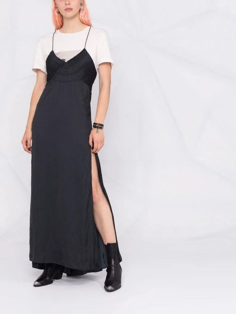 Zadig&Voltaire satin empire line dress - Black - zdjęcie produktu nr 2