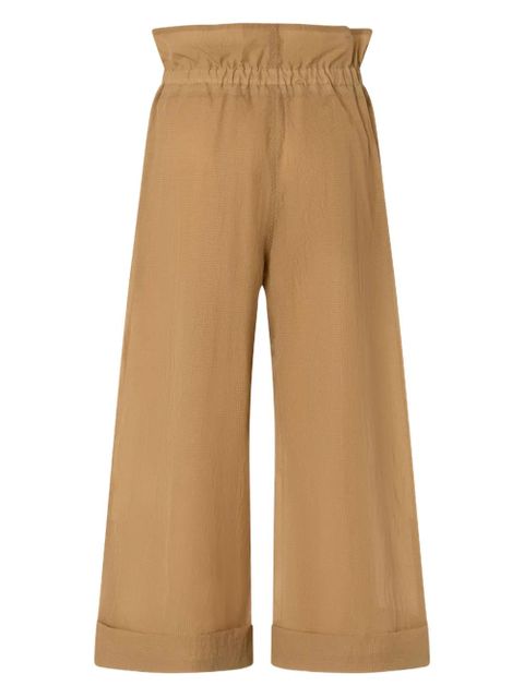 PINKO ruffled-waist trousers - Brown - zdjęcie produktu nr 2