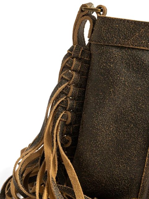 Zadig&Voltaire Sunny Moody fringe shoulder bag - Brown