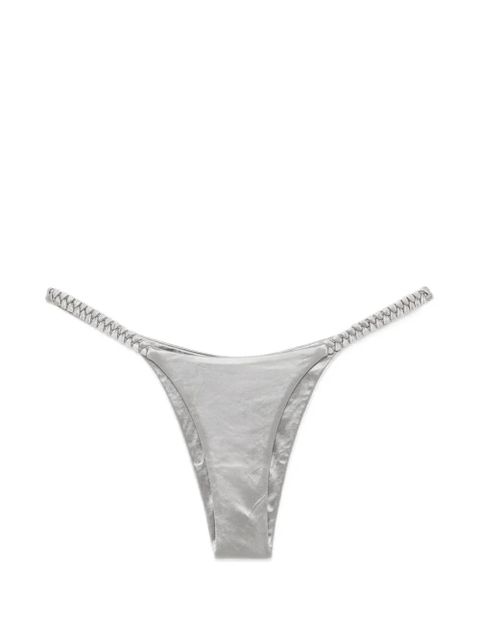Isa Boulder High Weave bikini bottom - Silver - zdjęcie produktu nr 1