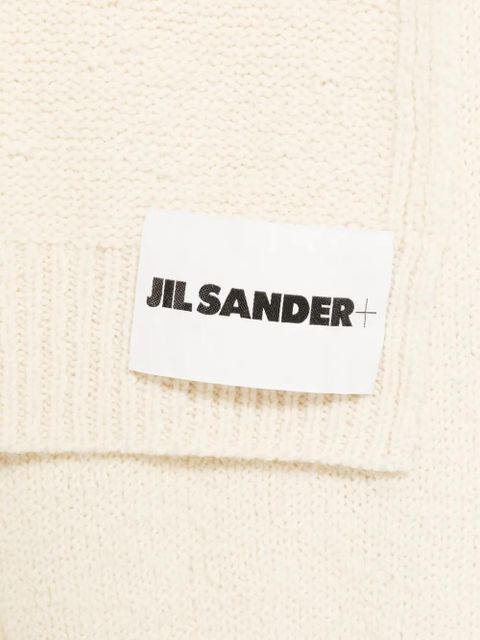 Jil Sander knitted scarf - White - zdjęcie produktu nr 2