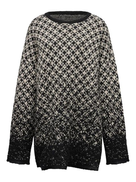 MM6 Maison Margiela wool sweater - Black - zdjęcie produktu nr 1