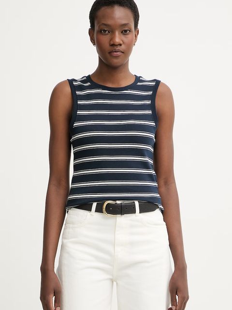Tommy Hilfiger top damski bawełniany - zdjęcie produktu nr 2