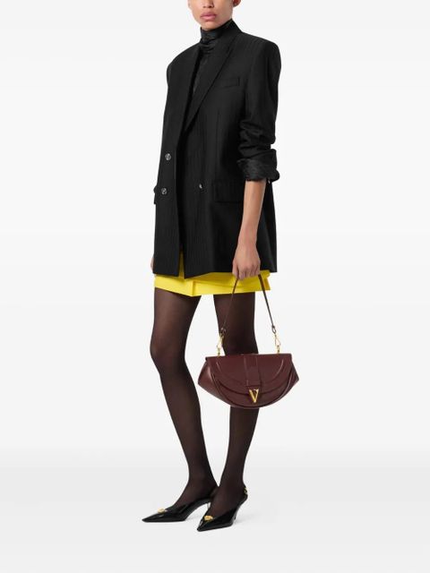 Versace medium Virtus leather shoulder bag - Red - zdjęcie produktu nr 2